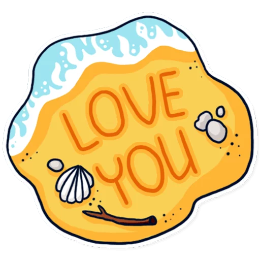 🏝 Стикер «Mia&;s vacation» для Telegram