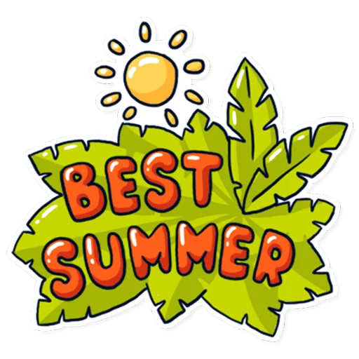 🌝 Стикер «Mia&;s vacation» для Telegram