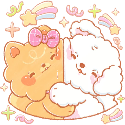 🥰 Стикер «мия и полка чудес» для Telegram
