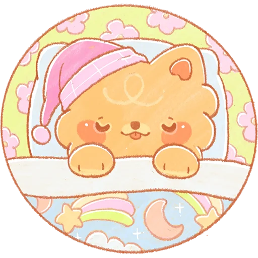 😴 Стикер «мия и полка чудес» для Telegram