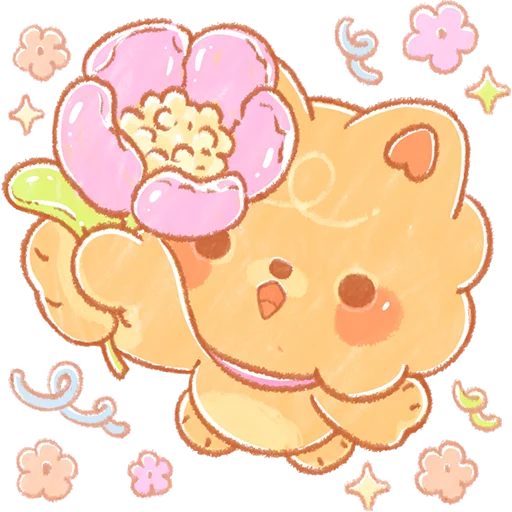 🌸 Стикер «мия и полка чудес» для Telegram