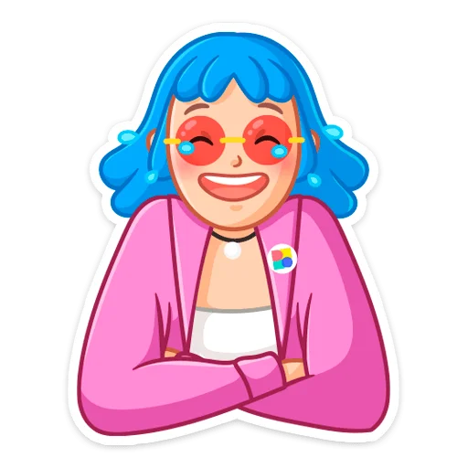 🥲 Стикер «Проделки Мии» для Telegram