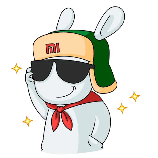 😎 Стикер «Mi Bunny» для Telegram