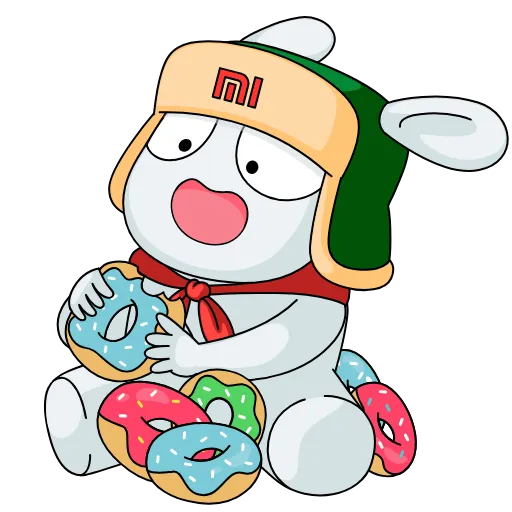 🍩 Стикер «Mi Bunny» для Telegram