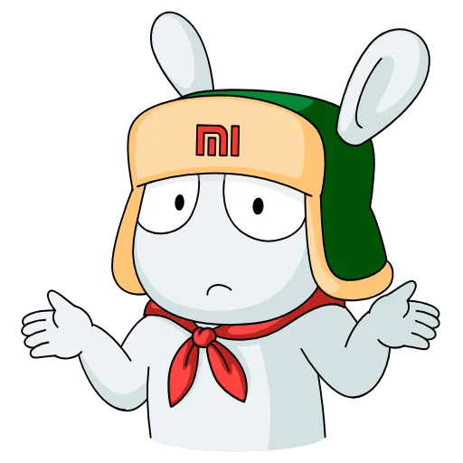 🤷‍♂️ Стикер «Mi Bunny» для Telegram