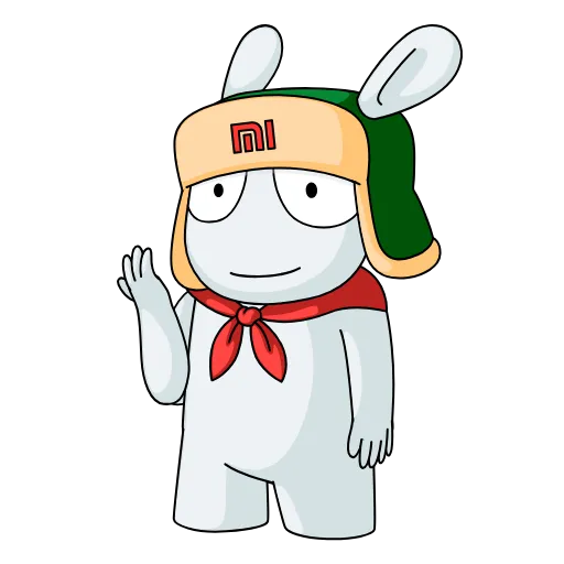 😬 Стикер «Mi Bunny» для Telegram