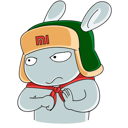 😡 Стикер «Mi Bunny» для Telegram