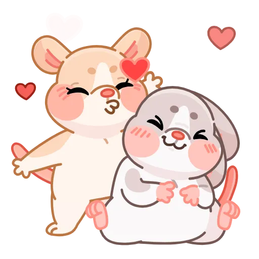 😘 Эмодзи «Возвращение Обнимышек» для Telegram