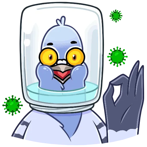 👌 Эмодзи «Голубь Михаил» для Telegram