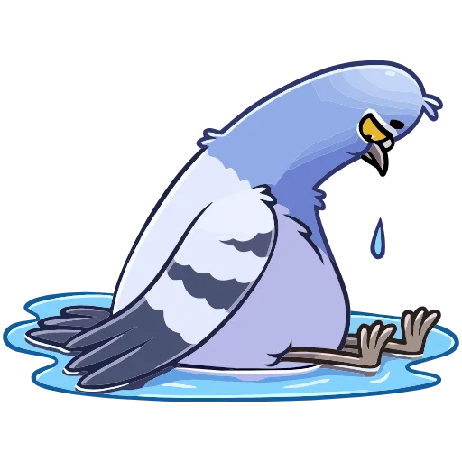 😭 Эмодзи «Голубь Михаил» для Telegram