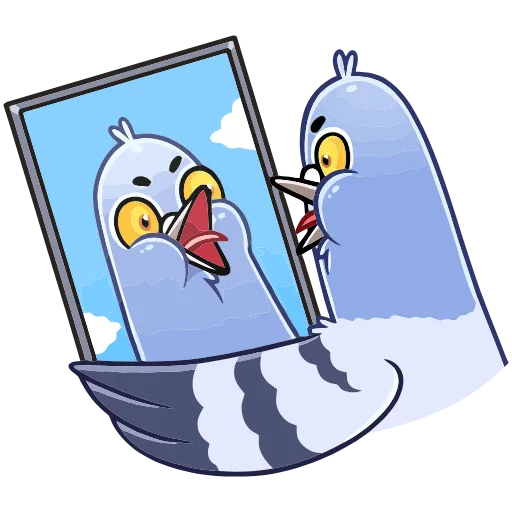 😡 Эмодзи «Голубь Михаил» для Telegram