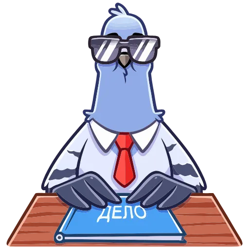 😎 Эмодзи «Голубь Михаил» для Telegram