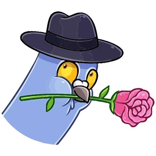 🌹 Эмодзи «Голубь Михаил» для Telegram