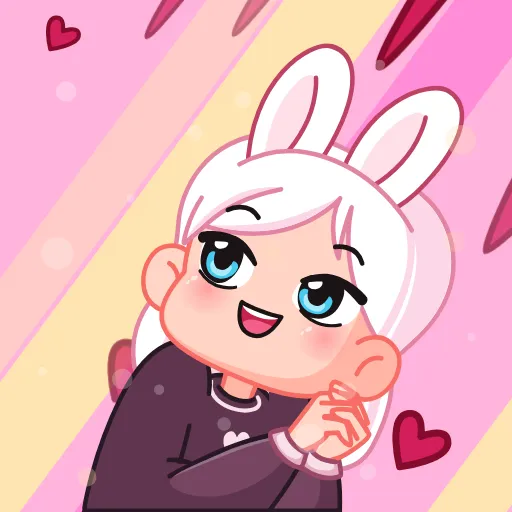🥰 Стикер «Мичико» для Telegram
