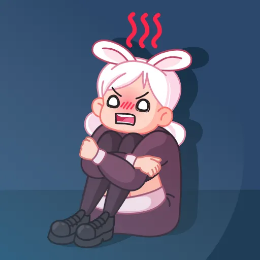 🤬 Стикер «Мичико» для Telegram