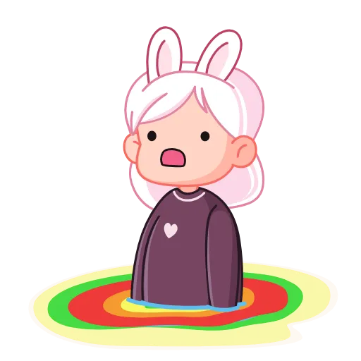 🤮 Стикер «Мичико» для Telegram