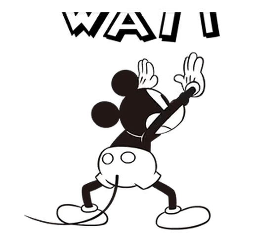 ⭐ Стикер «Mickey Mouse» для Telegram