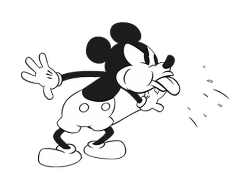 ⭐ Стикер «Mickey Mouse» для Telegram