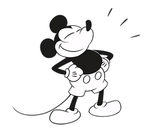 ⭐ Стикер «Mickey Mouse» для Telegram