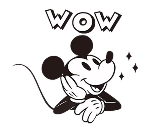 ⭐ Стикер «Mickey Mouse» для Telegram