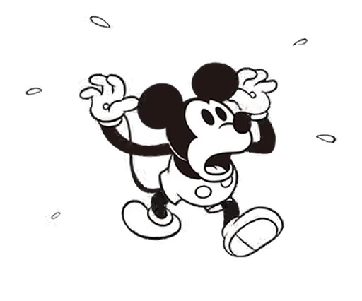 ⭐ Стикер «Mickey Mouse» для Telegram