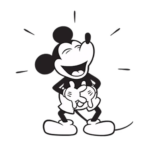 ⭐ Стикер «Mickey Mouse» для Telegram