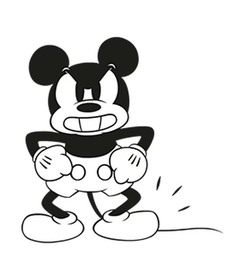 ⭐ Стикер «Mickey Mouse» для Telegram