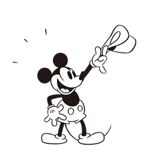 ⭐ Стикер «Mickey Mouse» для Telegram