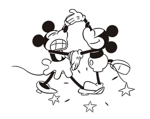 ⭐ Стикер «Mickey Mouse» для Telegram