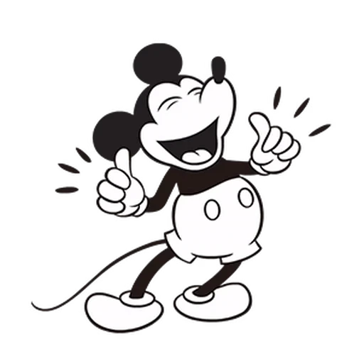 ⭐ Стикер «Mickey Mouse» для Telegram