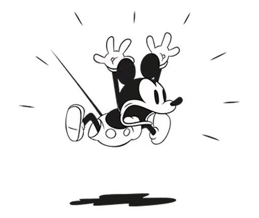⭐ Стикер «Mickey Mouse» для Telegram