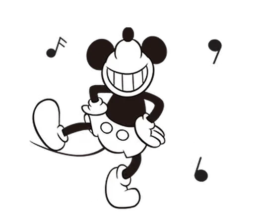 ⭐ Стикер «Mickey Mouse» для Telegram