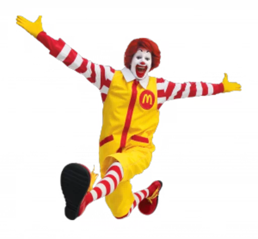 🤡 Стикер «McDonald&;s» для Telegram
