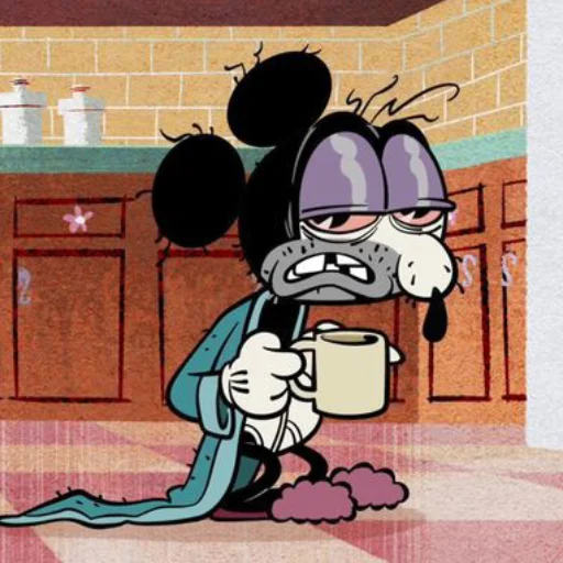 ☕ Стикер «Микки Маус!» для Telegram