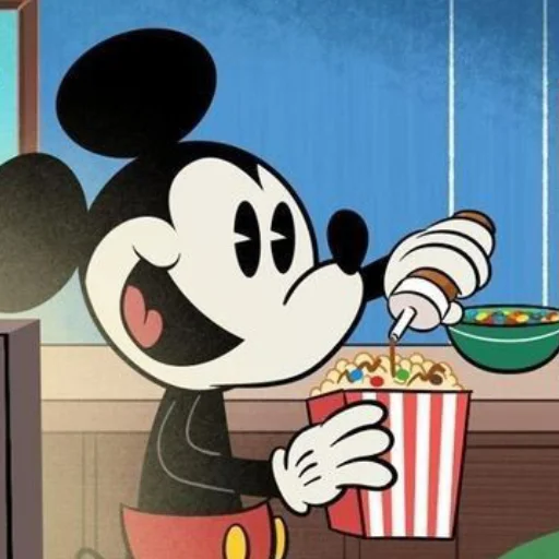 🍿 Стикер «Микки Маус!» для Telegram