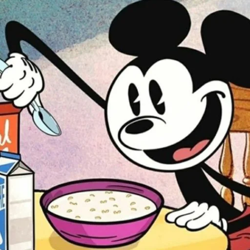 🥣 Стикер «Микки Маус!» для Telegram