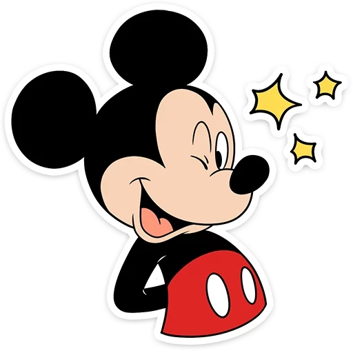 😉 Стикер «Микки Маус» для Telegram