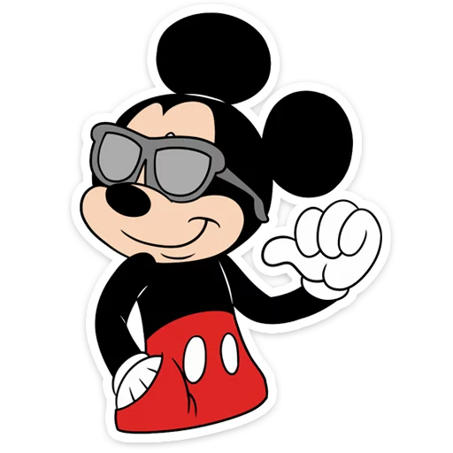 😎 Стикер «Микки Маус» для Telegram