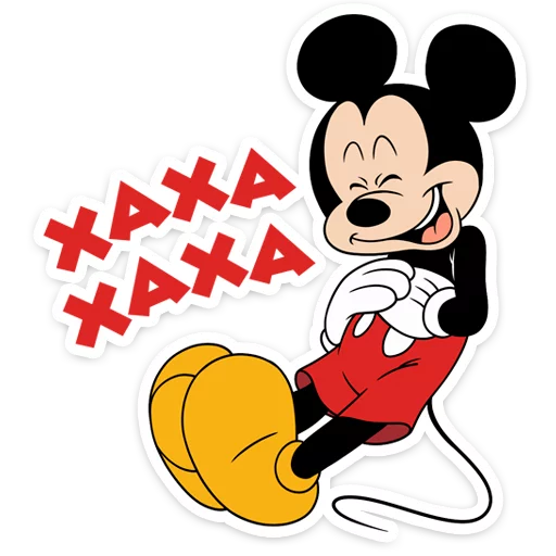 🤣 Стикер «Микки Маус» для Telegram