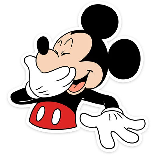 😃 Стикер «Микки Маус» для Telegram