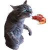 Стикер 32 Микрокотики (Microcats)