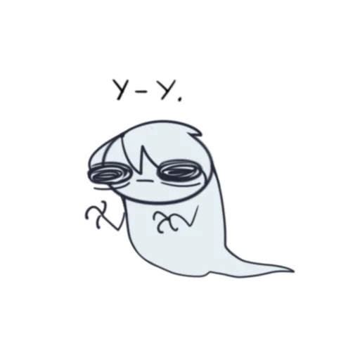 👻 Стикер «Микроножковый» для Telegram