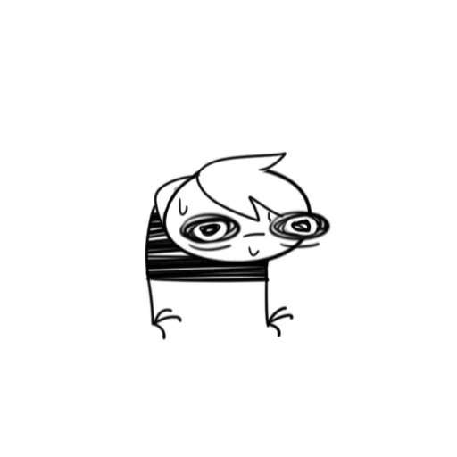 😦 Стикер «Микроножковый» для Telegram