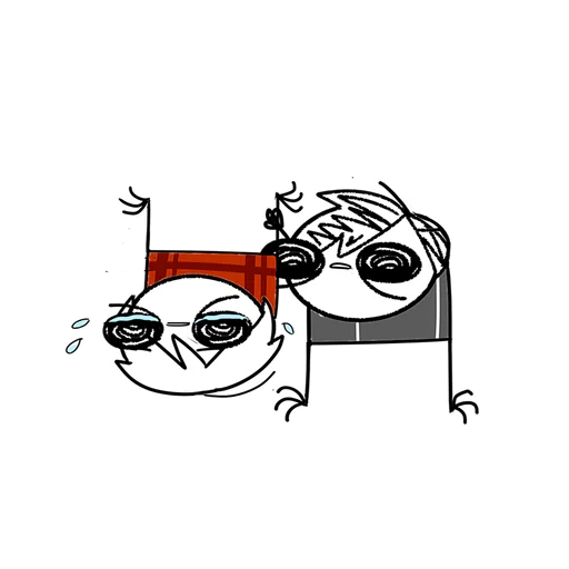 😭 Стикер «Микроножковый» для Telegram