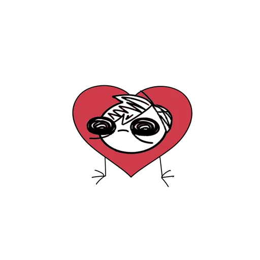 ❤️ Стикер «Микроножковый» для Telegram