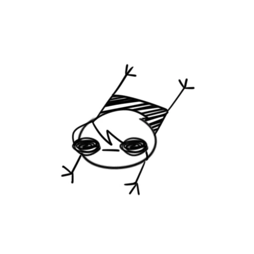 😑 Стикер «Микроножковый» для Telegram