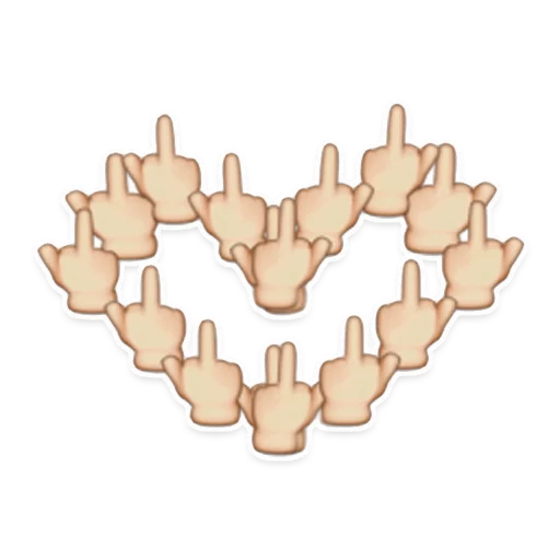 🖕 Стикер «? Иди ты на» для Telegram