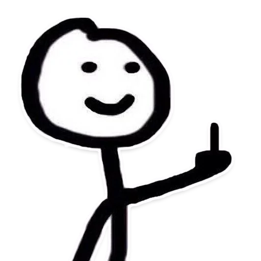 🖕 Стикер «? Иди ты на» для Telegram