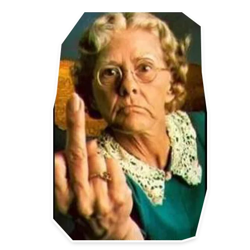 🖕 Стикер «? Иди ты на» для Telegram