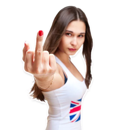 🖕 Стикер «? Иди ты на» для Telegram